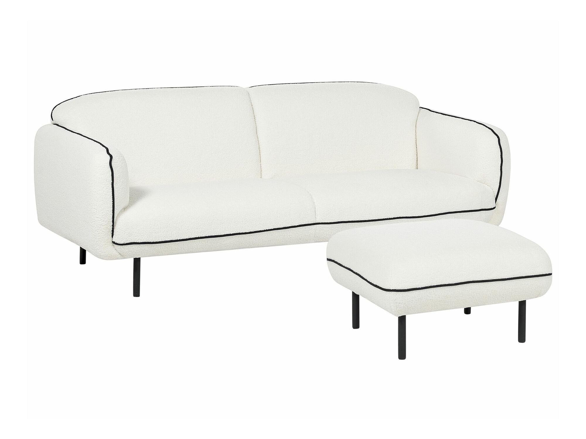 Mīksto mēbeļu komplekts Berwyn 2267 (Balts)