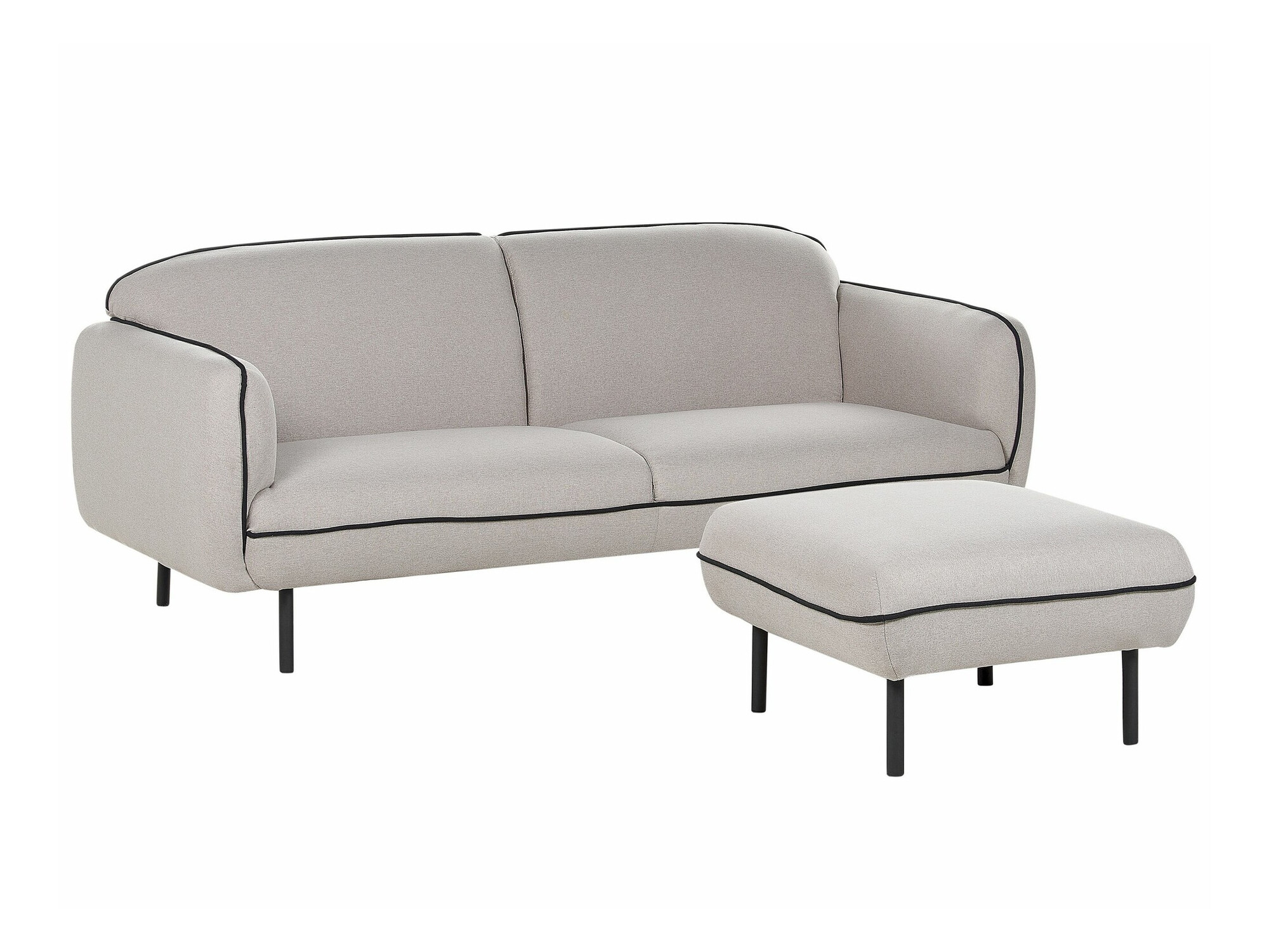 Mīksto mēbeļu komplekts Berwyn 2267 (Gaiši pelēks)