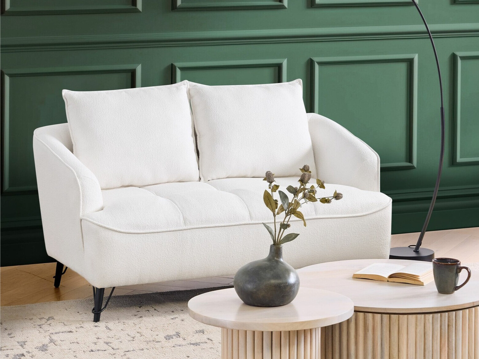 Dīvāns Berwyn 2271 (Balts)