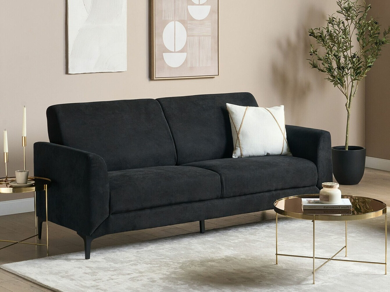 Dīvāns Berwyn 765 (Melns)