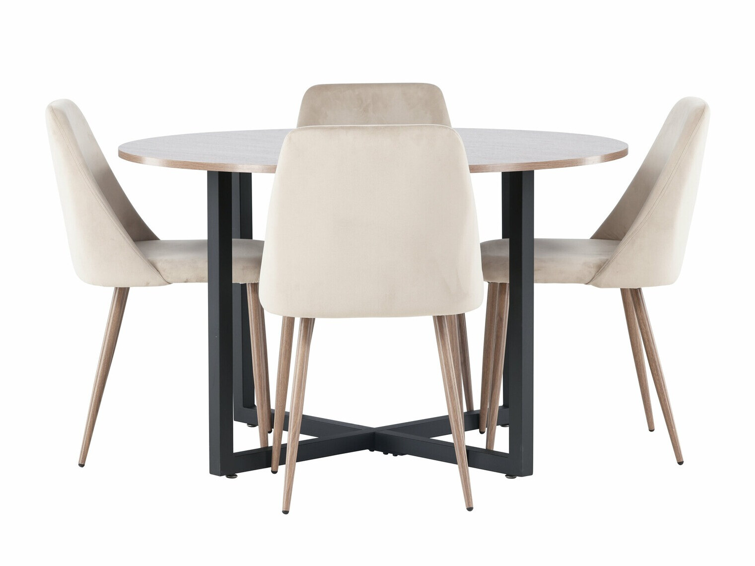 Ēdamistabas komplekts Dallas 4598 (Bēšs)