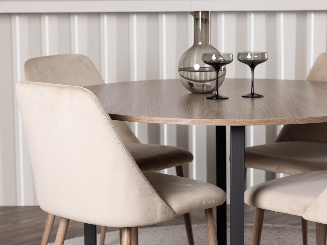 Ēdamistabas komplekts Dallas 4598 (Bēšs)