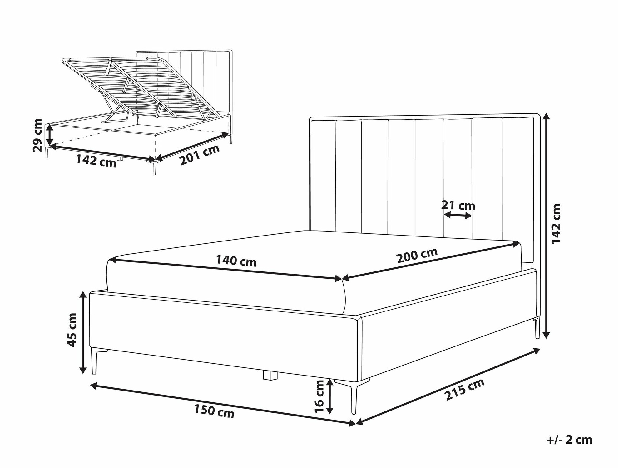 Кровать Berwyn 310 (Белый)