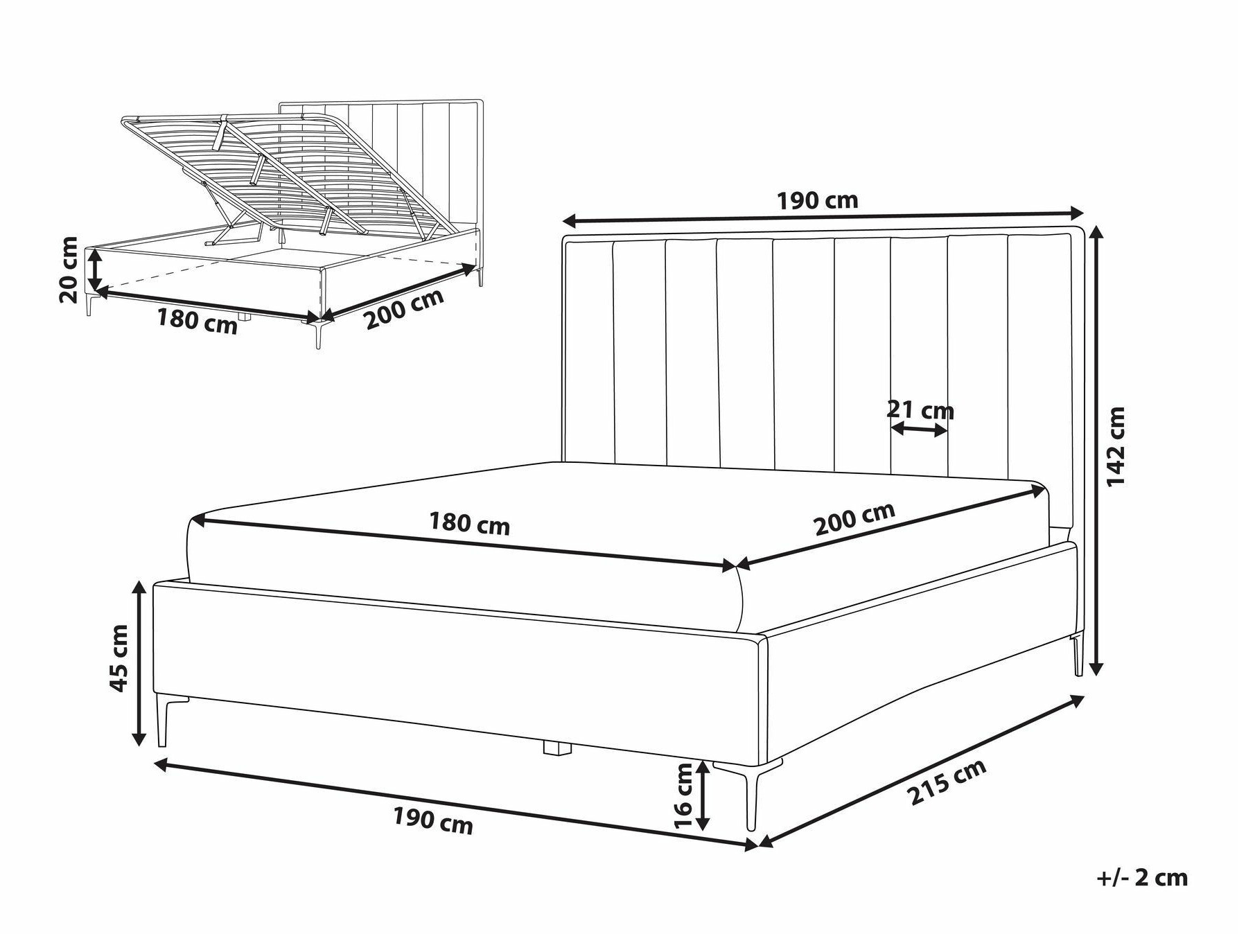 Кровать Berwyn 310 (Белый)