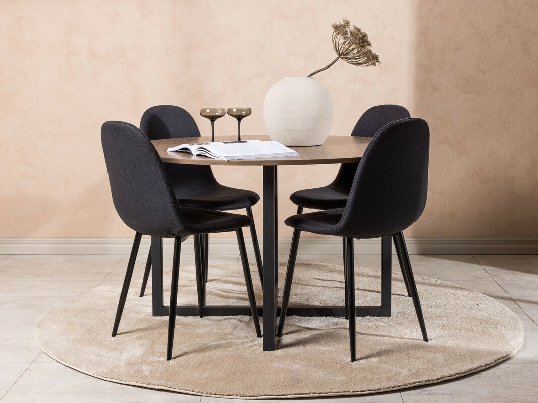 Обеденный гарнитур Dallas 4599 (Чёрный)