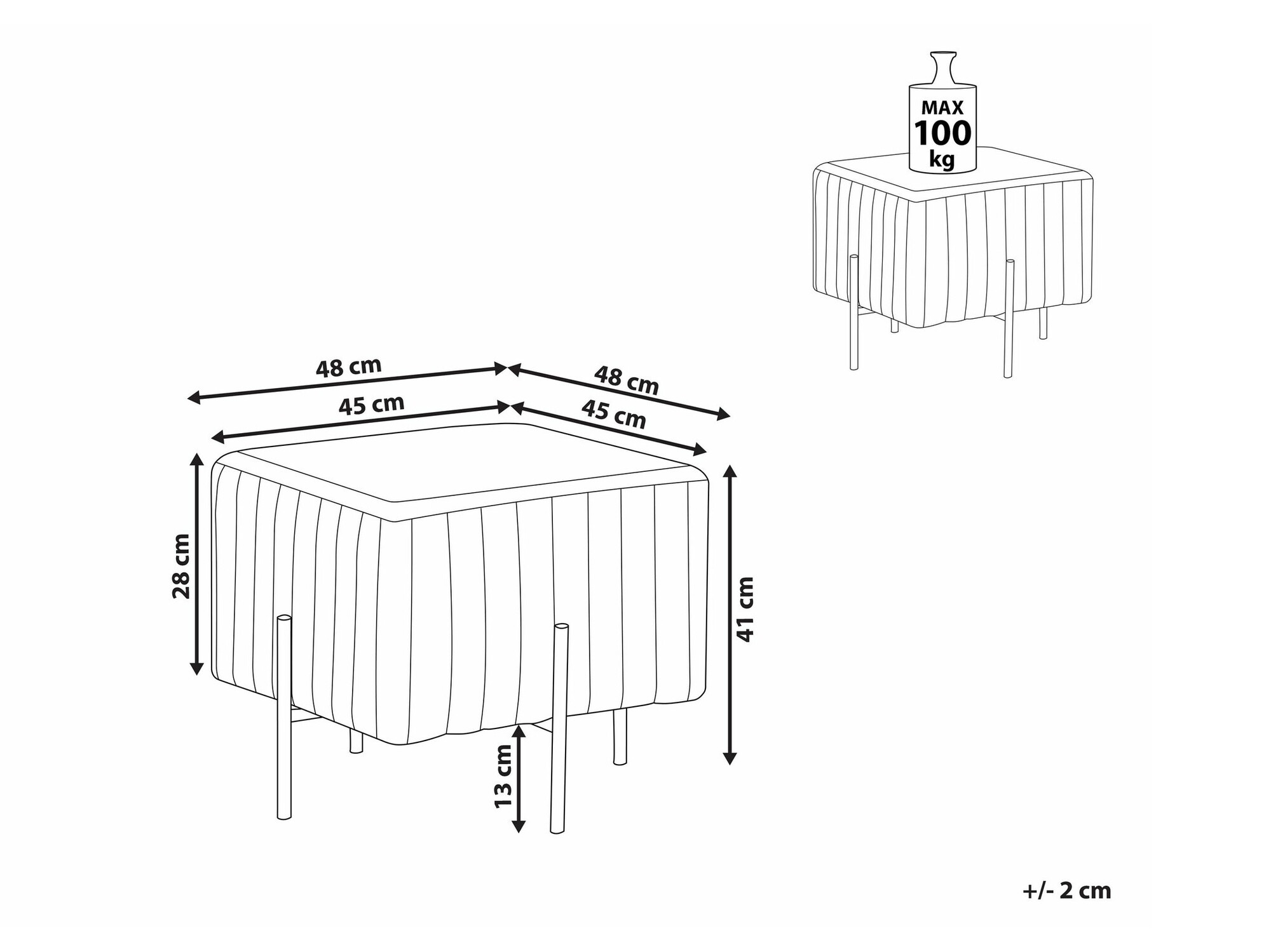 Пуф Berwyn 2270 (Розовый)