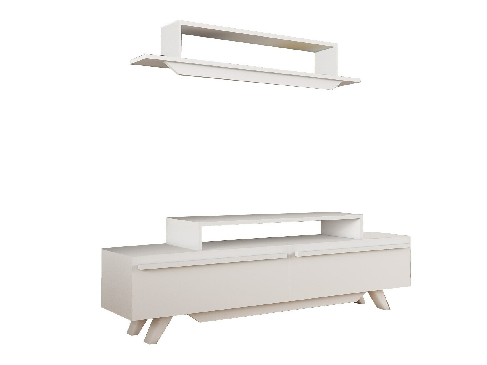 Viesistabas komplekts Kailua 2289 (Balts)