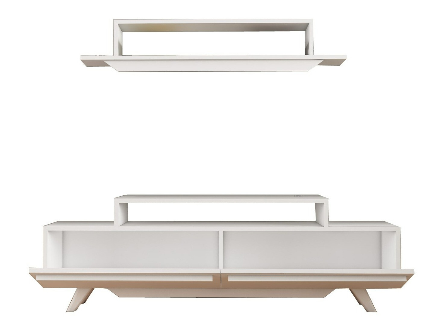 Viesistabas komplekts Kailua 2289 (Balts)