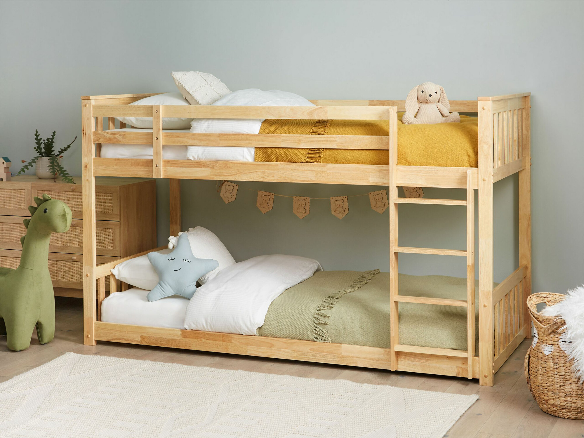 Divstāvu gulta Berwyn 2279 (Gaišs koks)