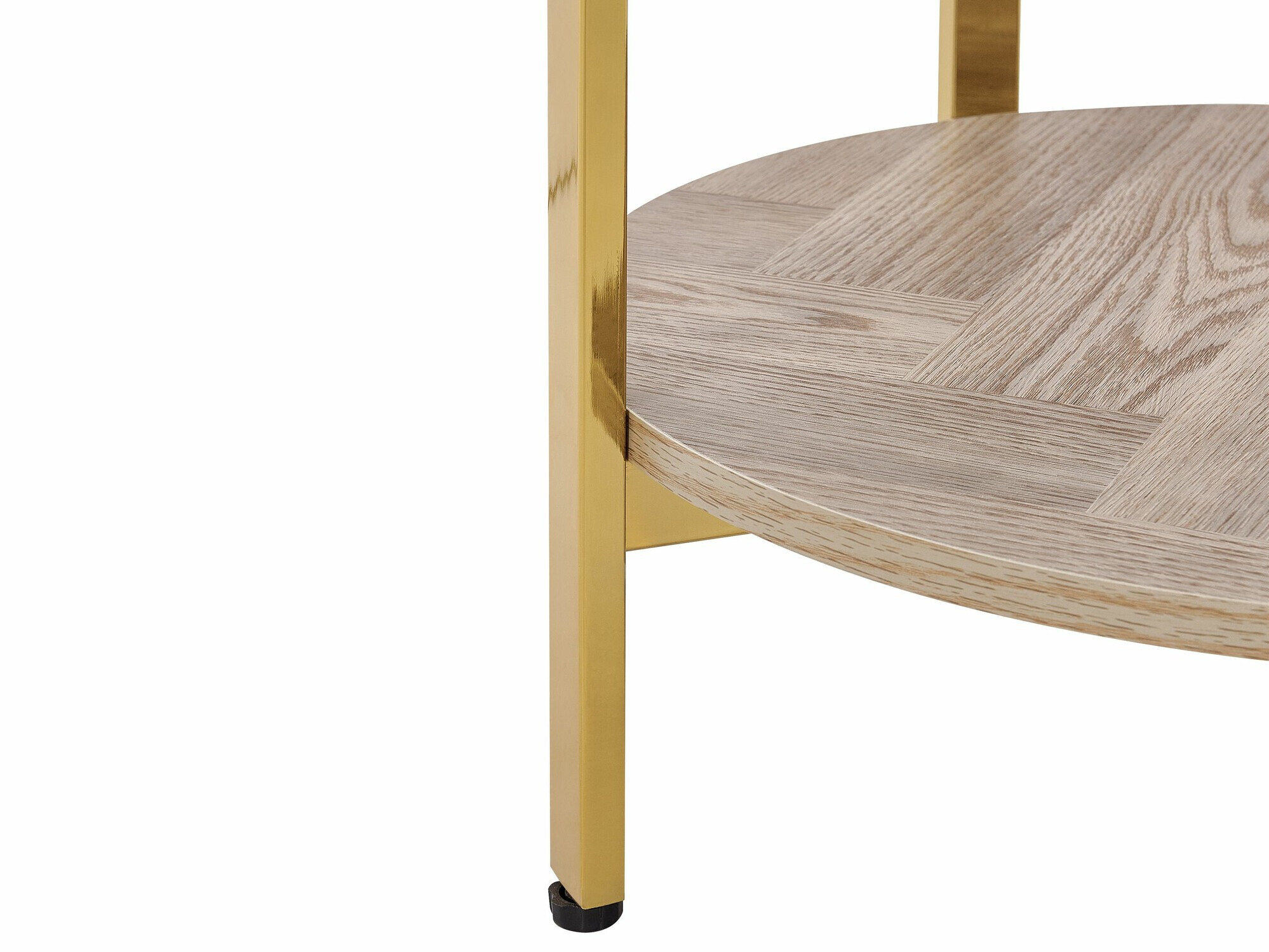 Кофейный столик Berwyn 2277 (Золотой + Светлое дерево)