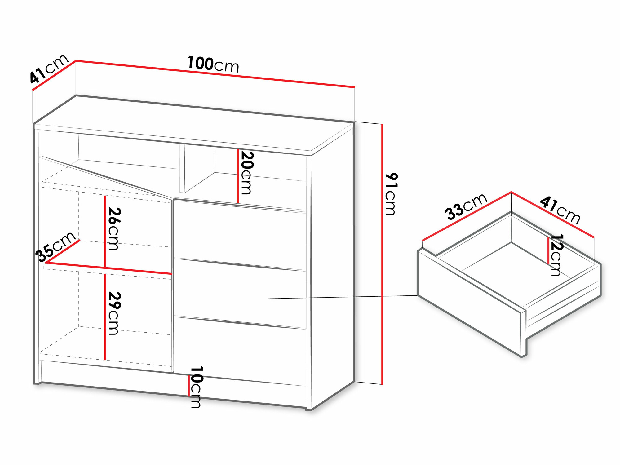 Kumode Tenreme 103 (Bēšs + Ozols)