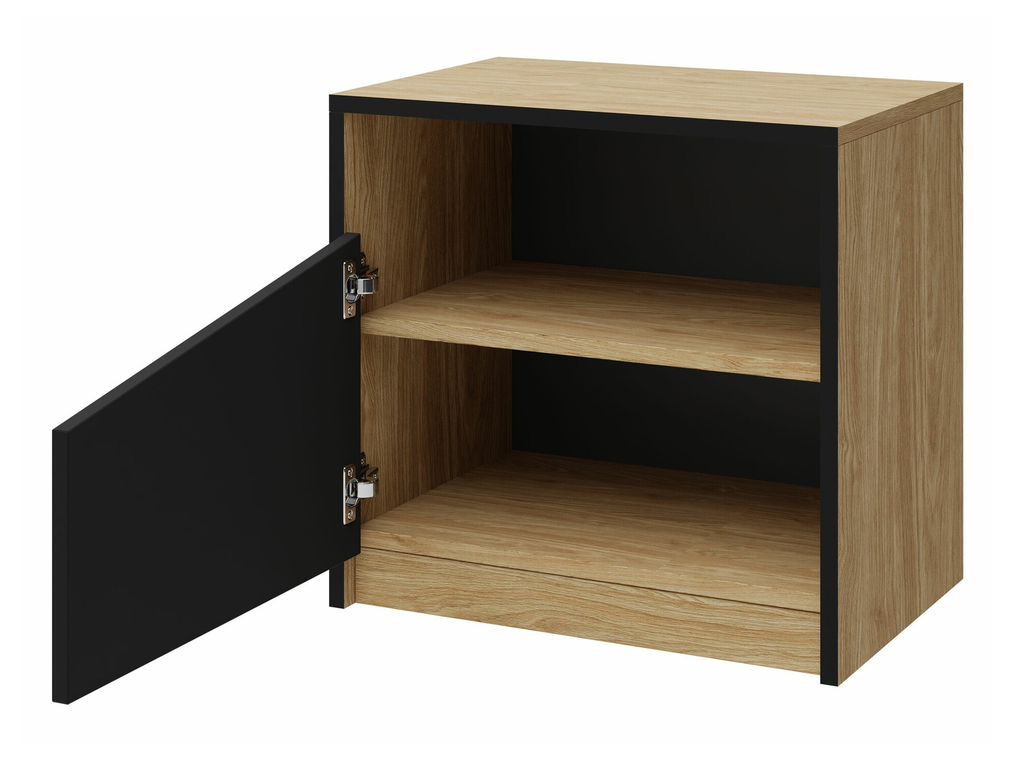 Прикроватная тумбочка Tenreme 105 (Бежевый + Дуб)