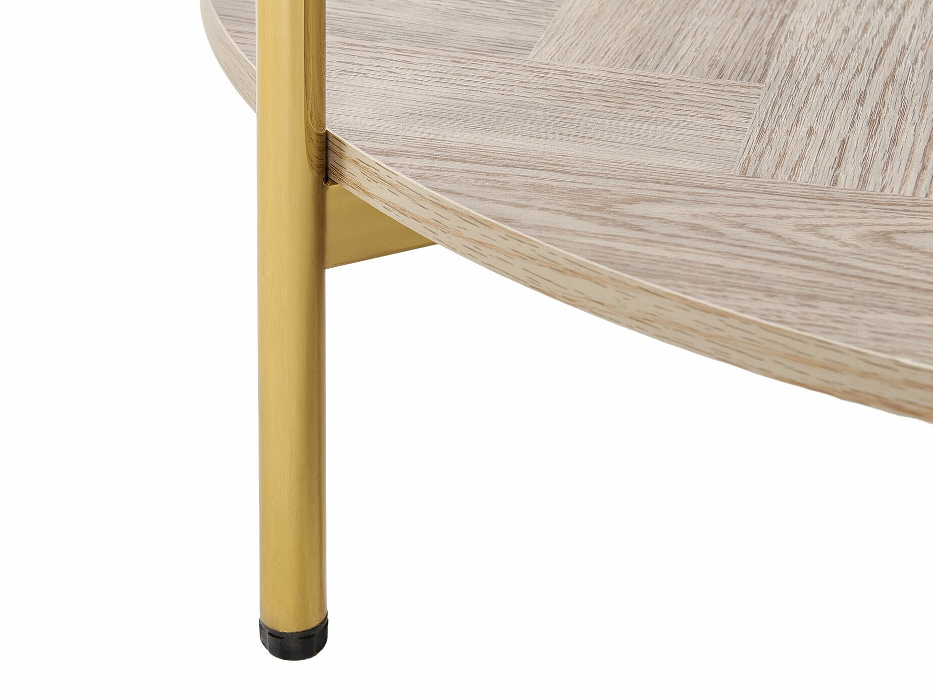 Журнальный столик Berwyn 2275 (Золотой + Светлое дерево)