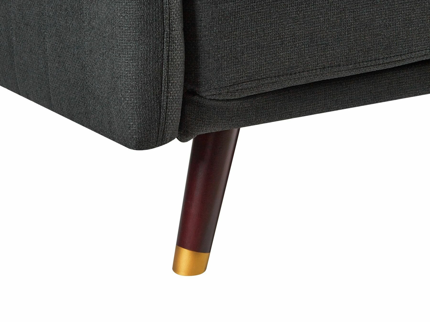 Dīvāns gulta Berwyn 2283 (Melns)