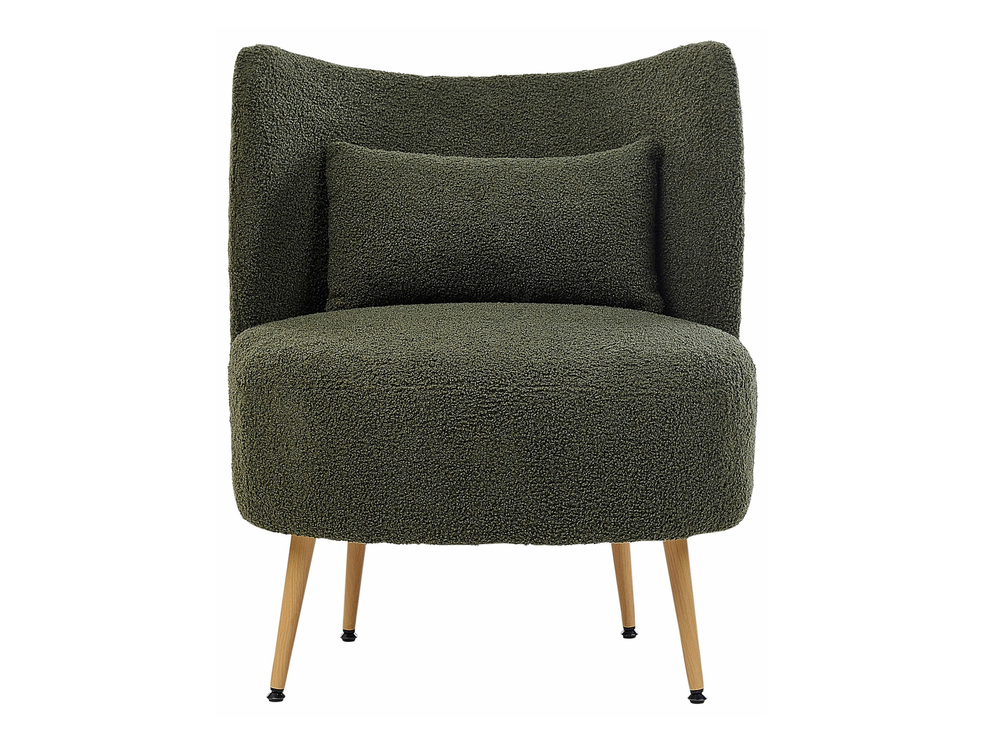 Кресло Berwyn 570 (Темно-зеленый + Светлое дерево)