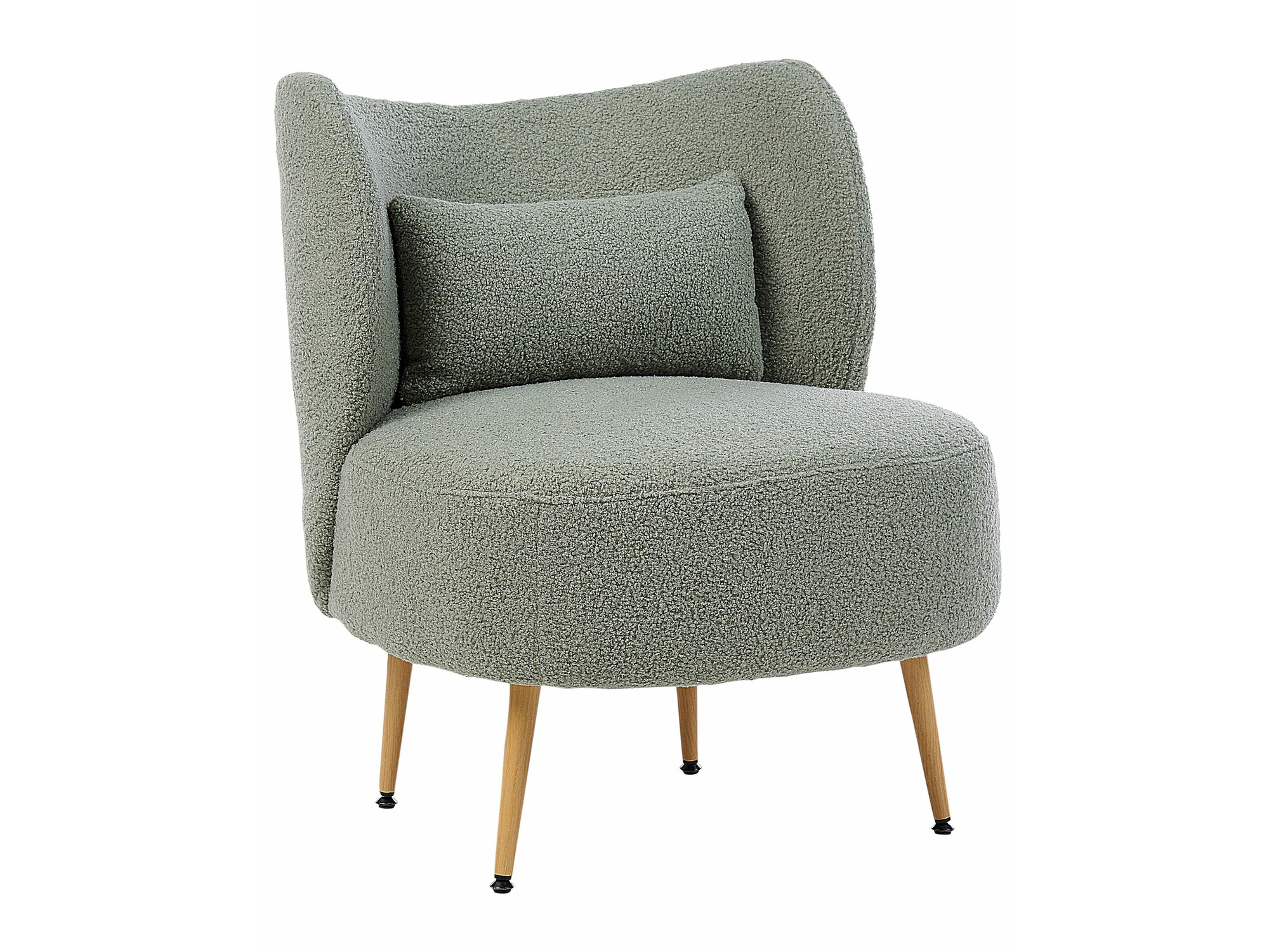 Кресло Berwyn 570 (Зелёный + Светлое дерево)