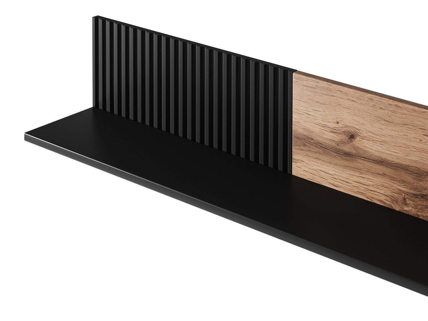 Piekarams plaukts Luelia 117 (Melns + Votan ozols)