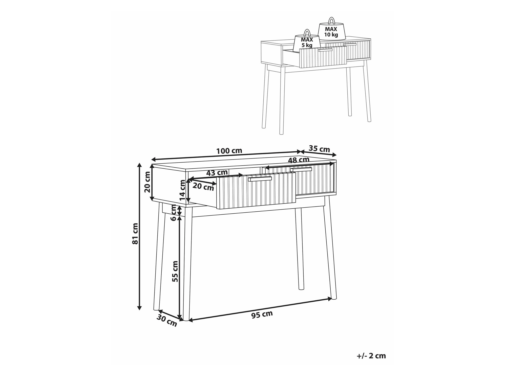 Консоль Mirmori 105