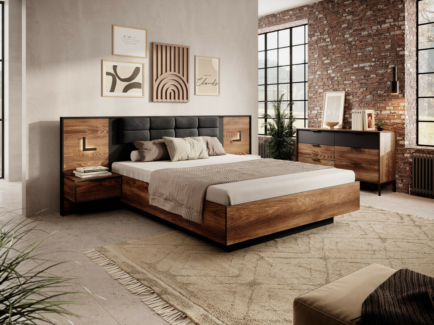 Комплект прикроватных тумбочек Flodale 102