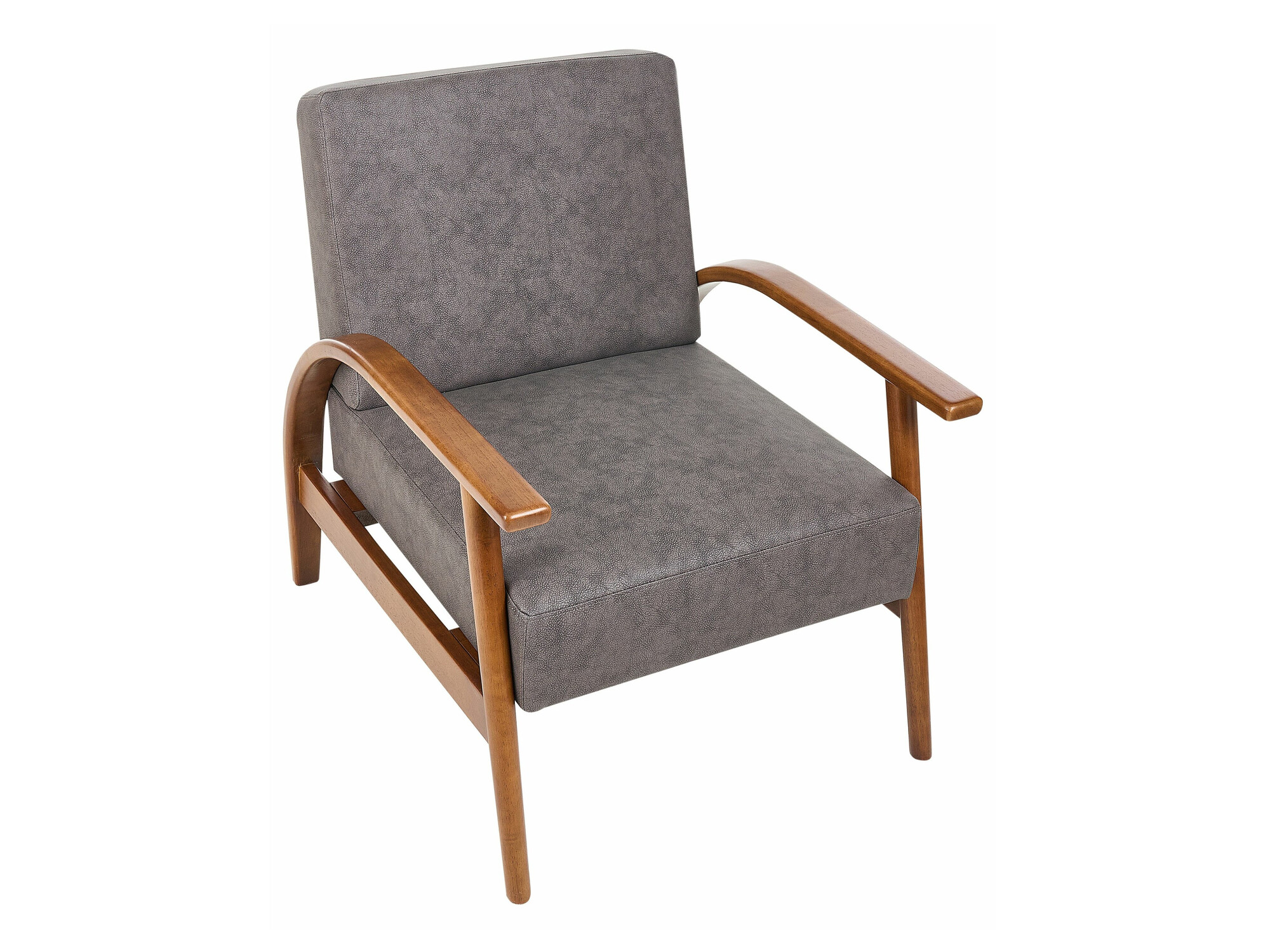 Кресло Berwyn 2296 (Темно-коричневый + Темное дерево)