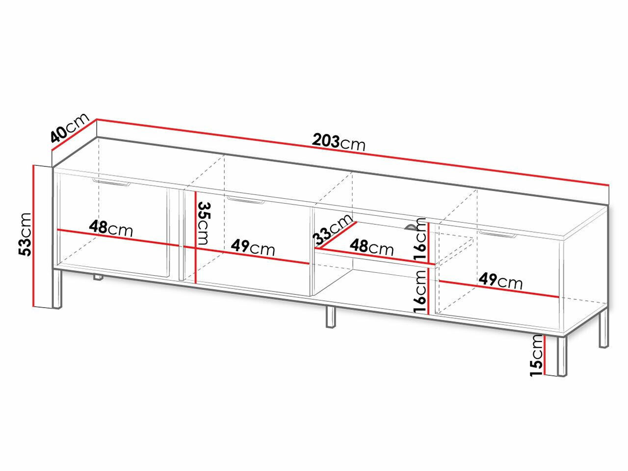 TV galds Velsoru 105