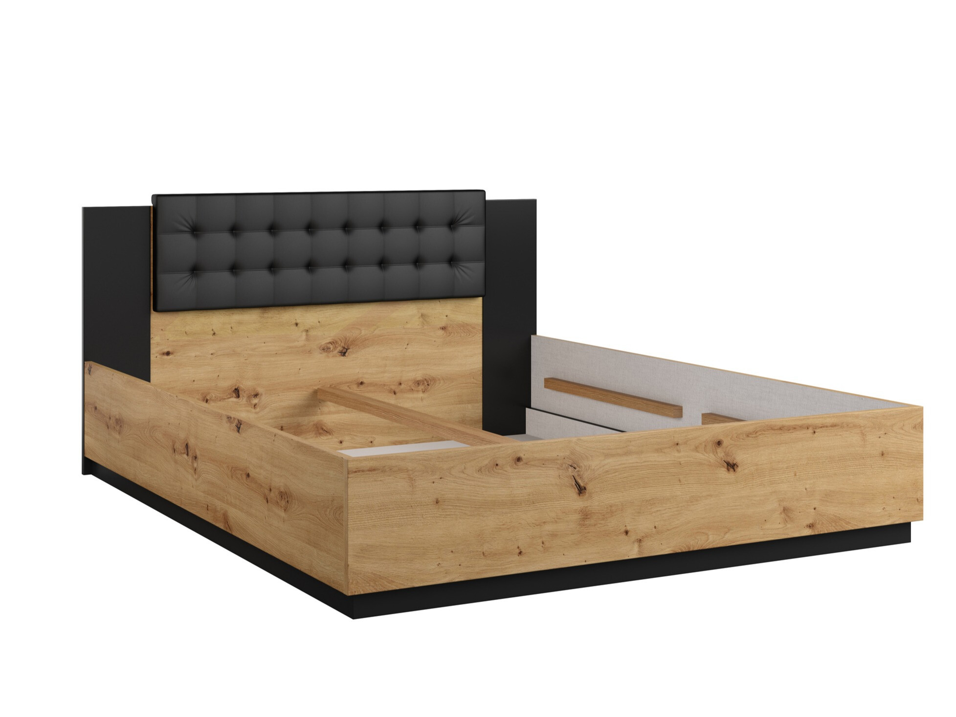 Gulta Felelie 103 (Artisan ozols + Matēts melns)