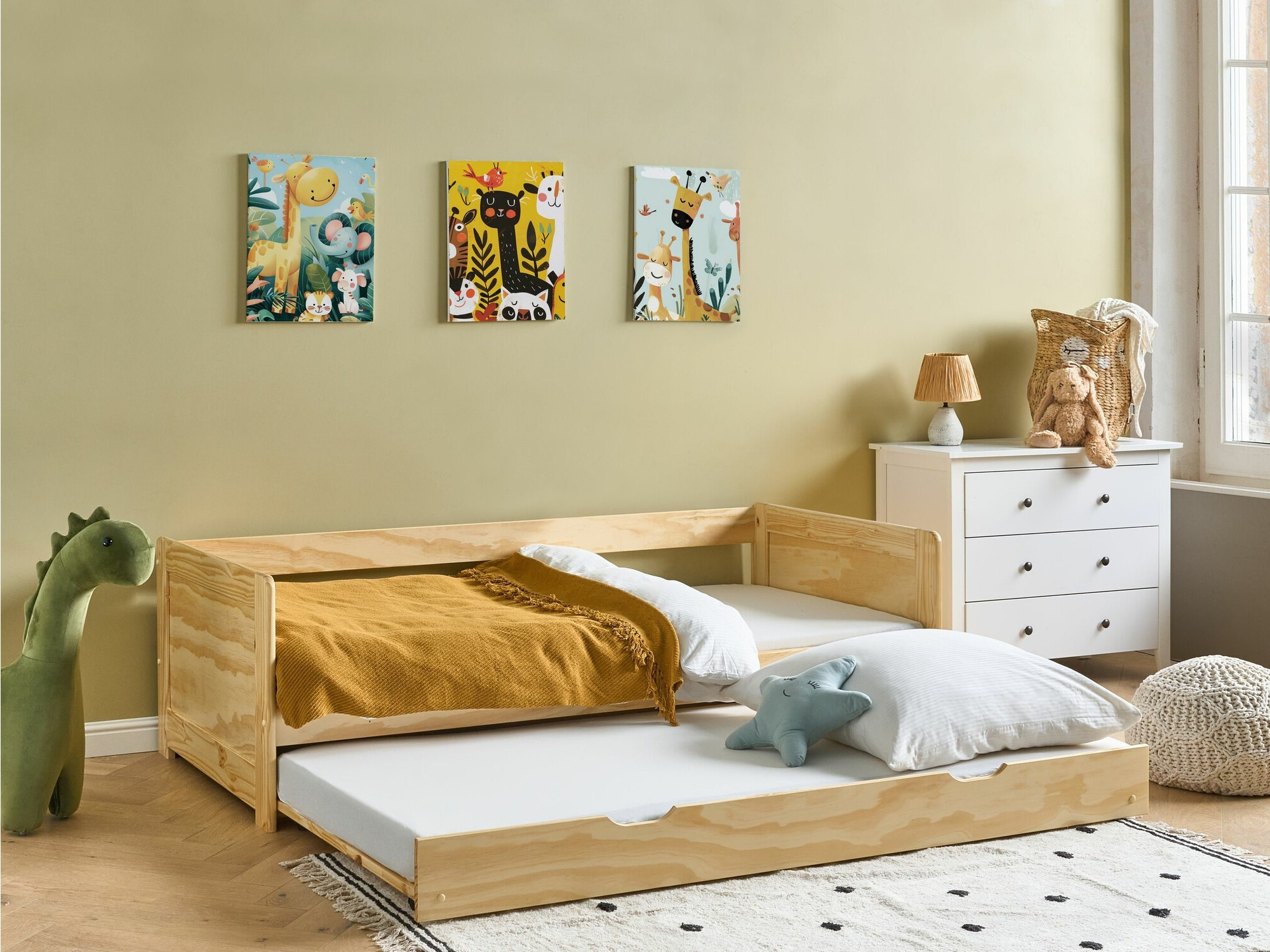 Кровать Berwyn 2301 (Светлое дерево)