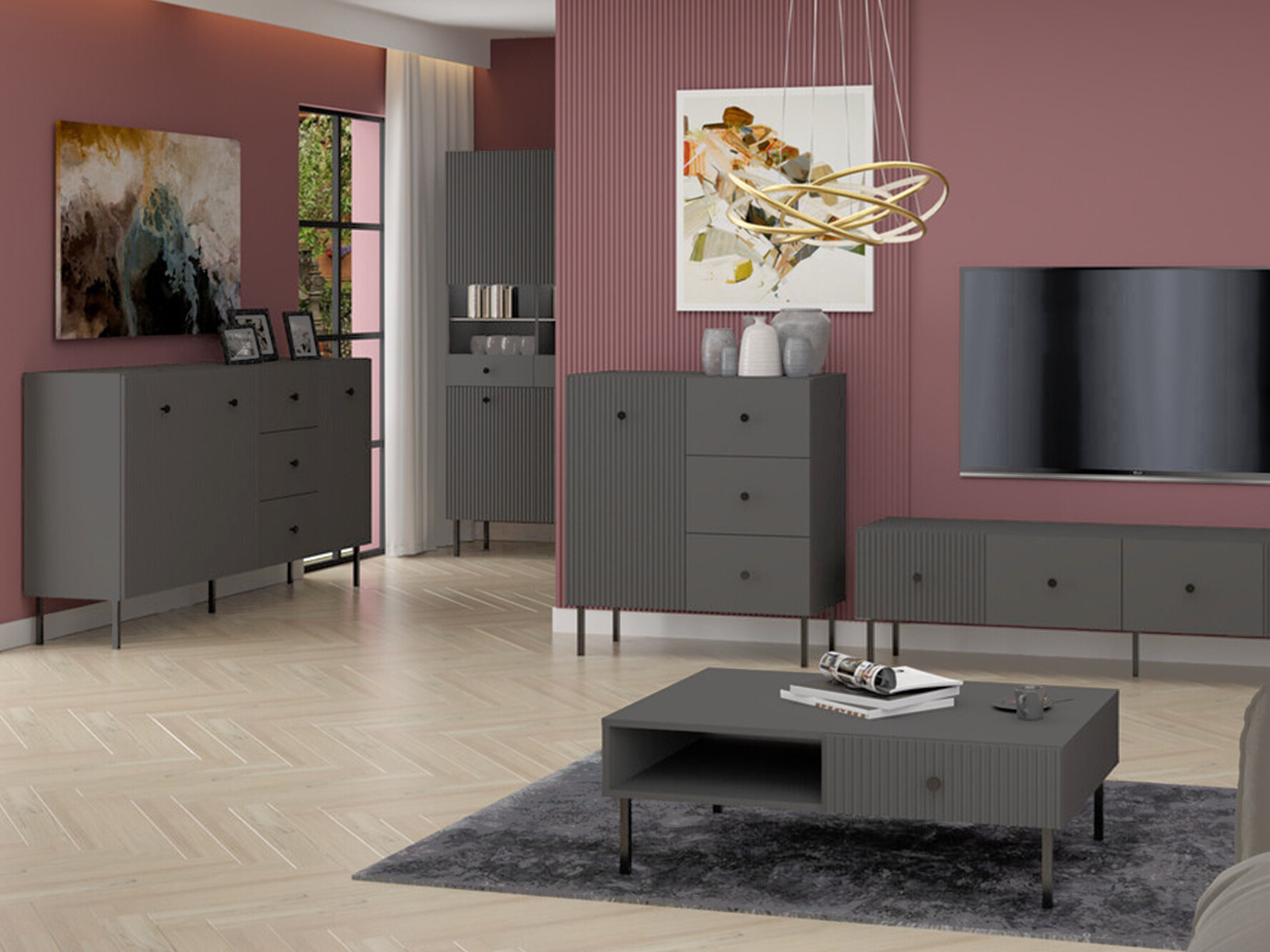 Kumode Etliva 102 (Antracīts)