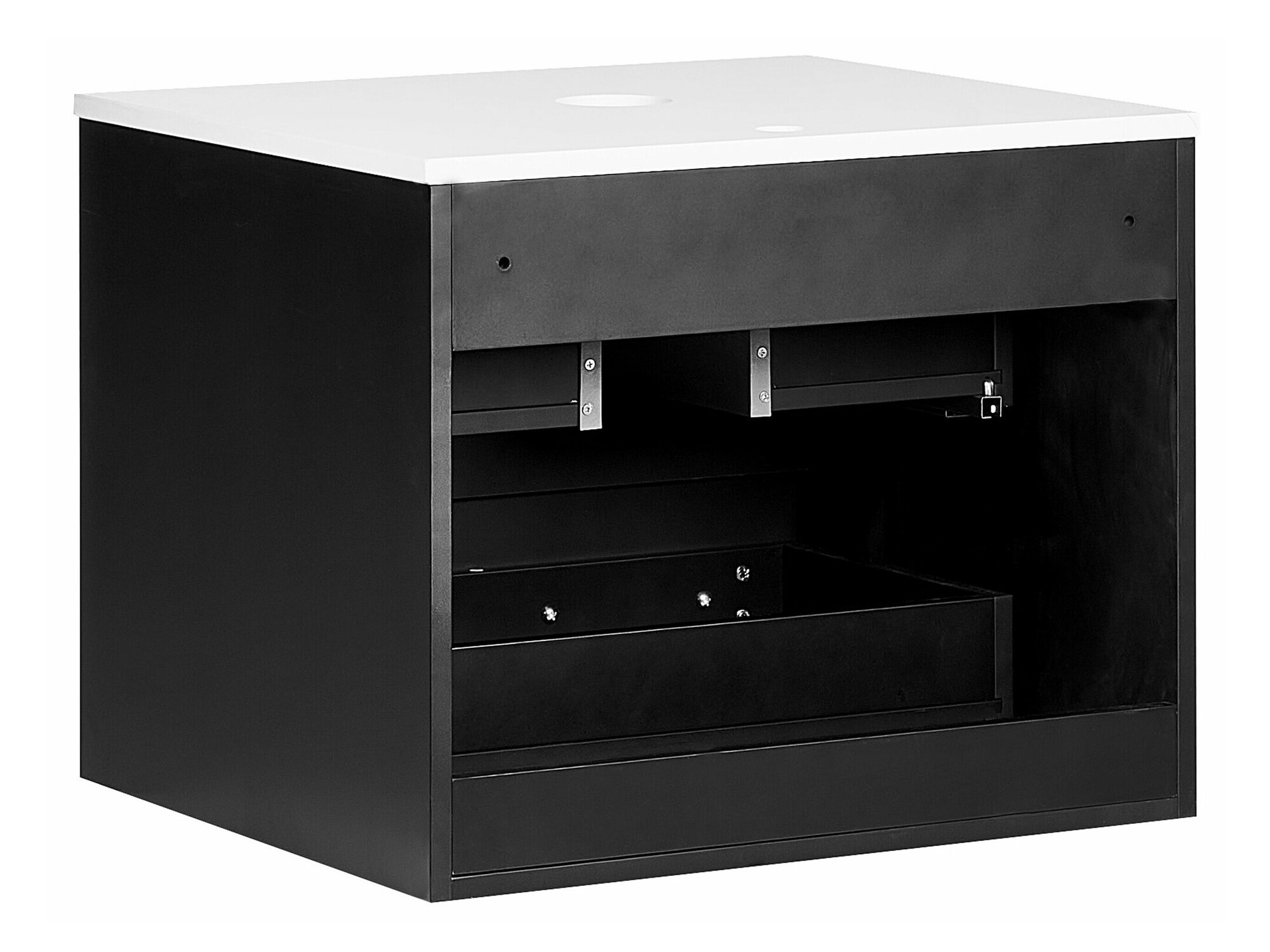 Piekarams vannas istabas skapītis izlietnei Berwyn 2305 (Melns)