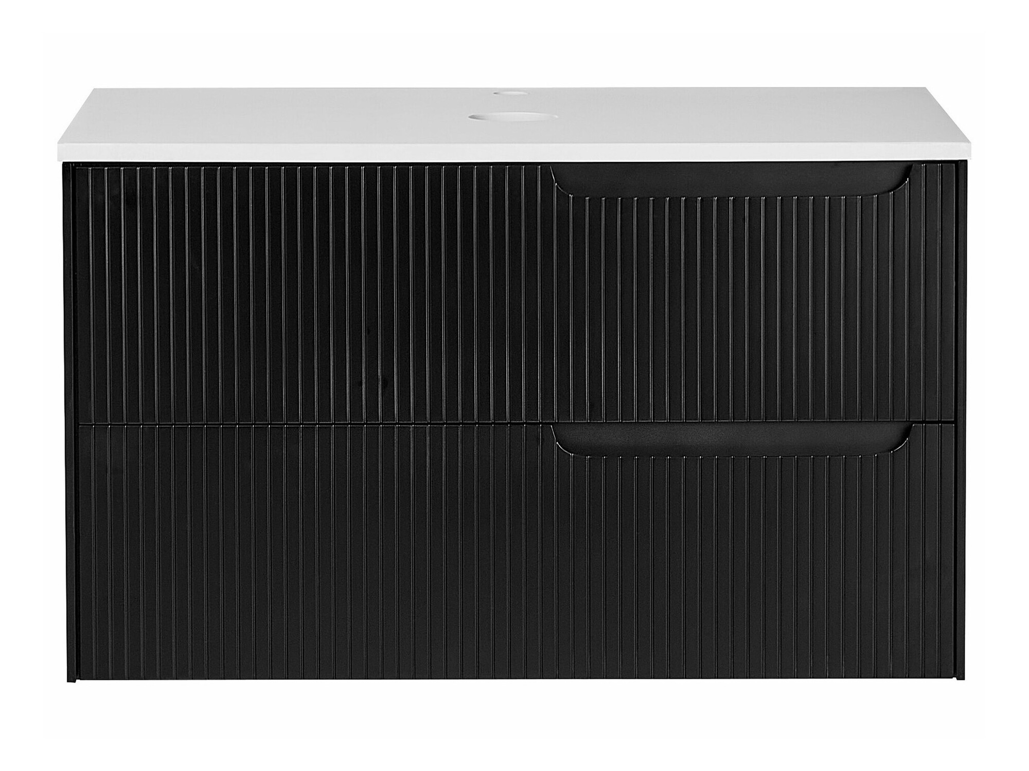 Piekarams vannas istabas skapītis izlietnei Berwyn 2307 (Melns)