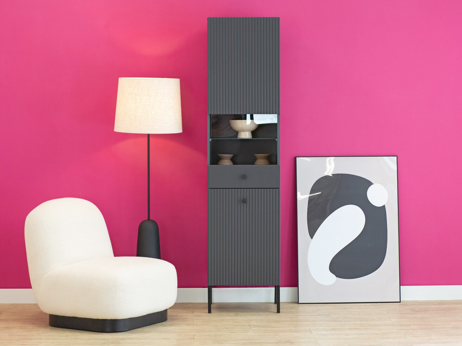 Plaukts Etliva 107 (Antracīts)