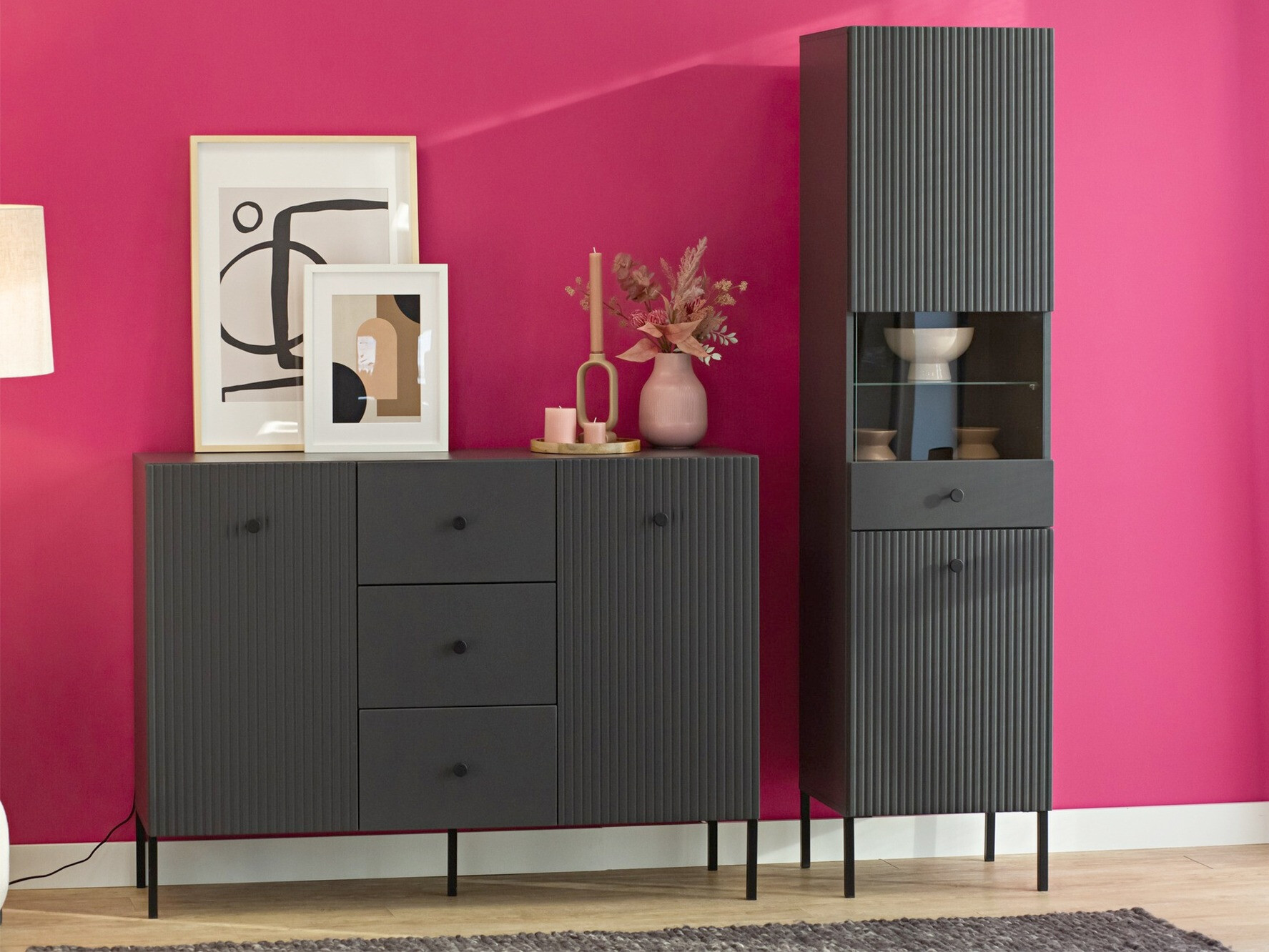 Plaukts Etliva 107 (Antracīts)