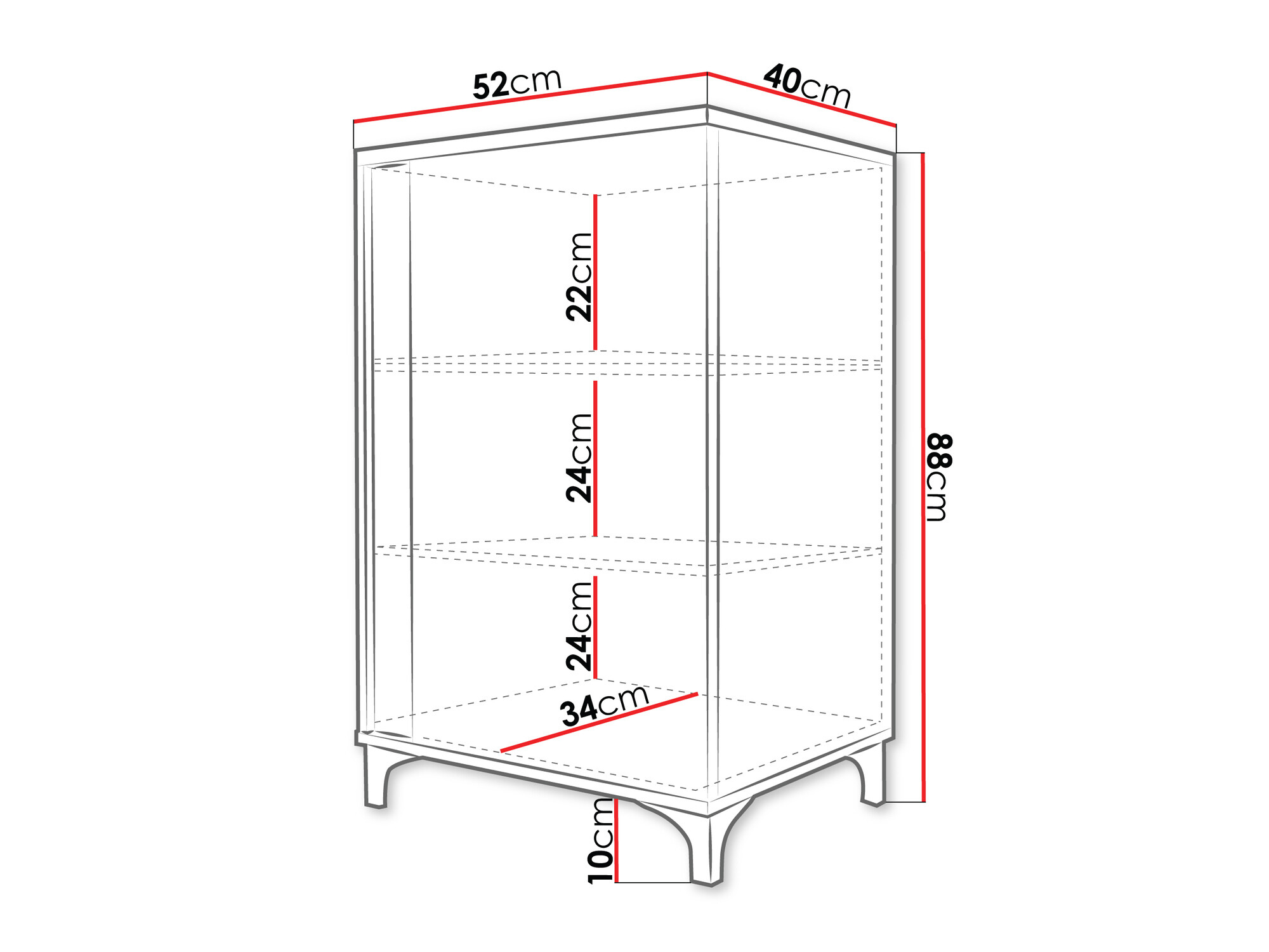 Skapis Livseri 100 (Balts + Glancēts balts + Glancēts melns)