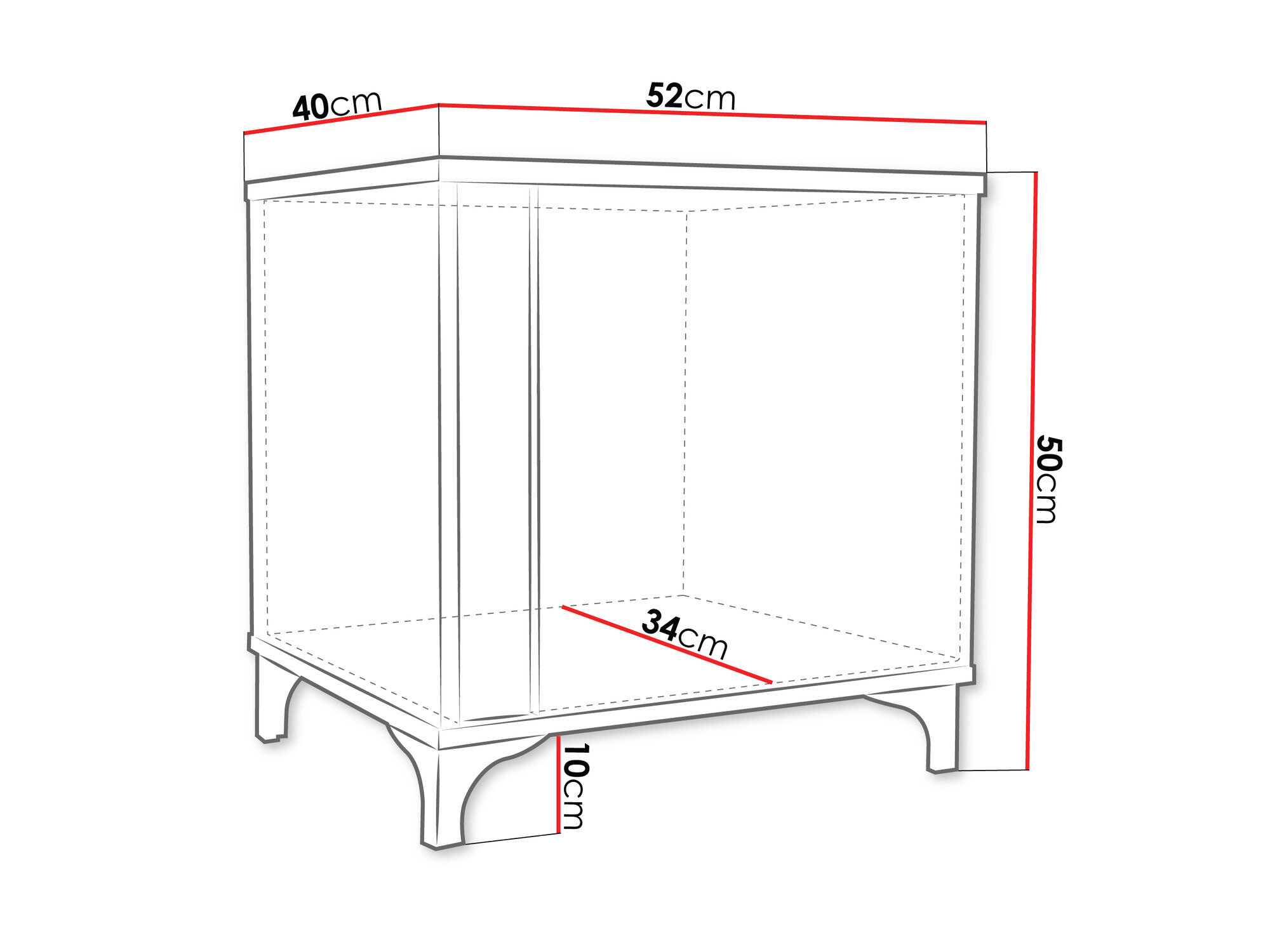 Naktsgaldiņš Livseri 111 (Balts + Glancēts balts + Glancēts melns)