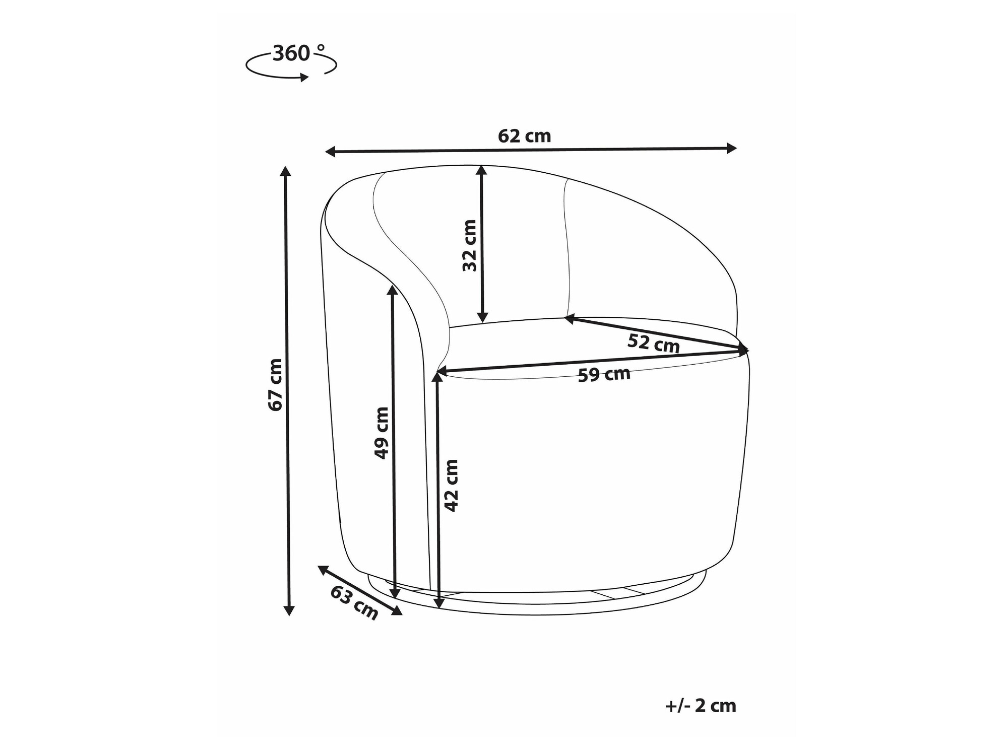 Krēsls Berwyn 567 (Toupe)
