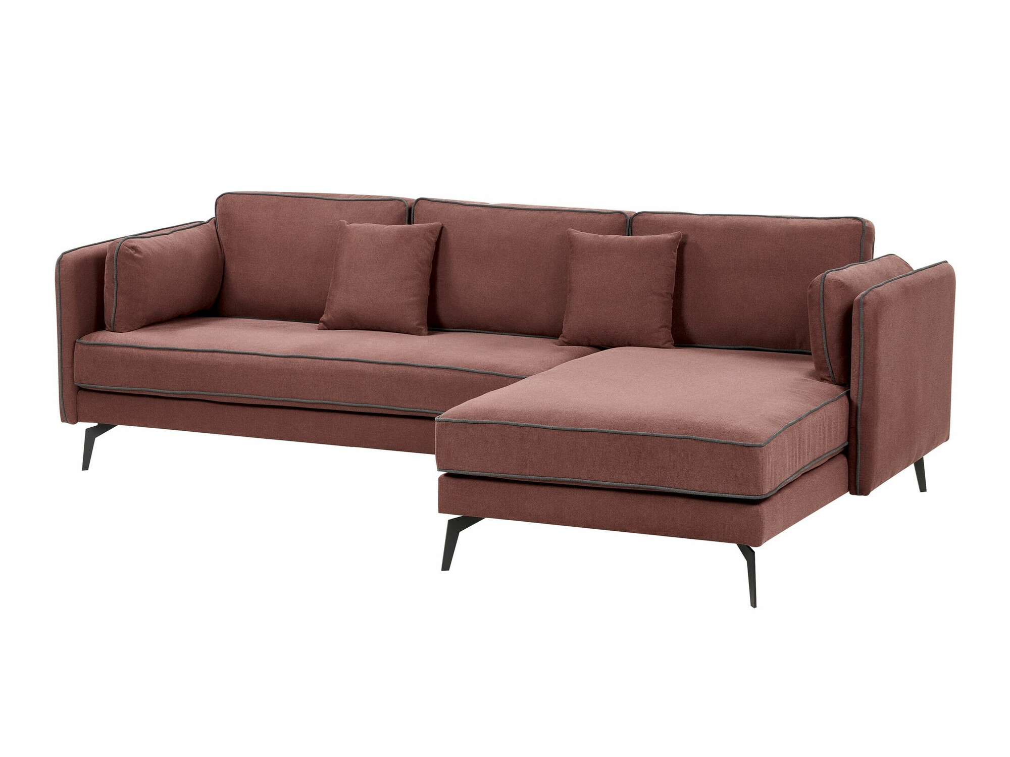 Stūra dīvāns Berwyn 622 (Bordo)