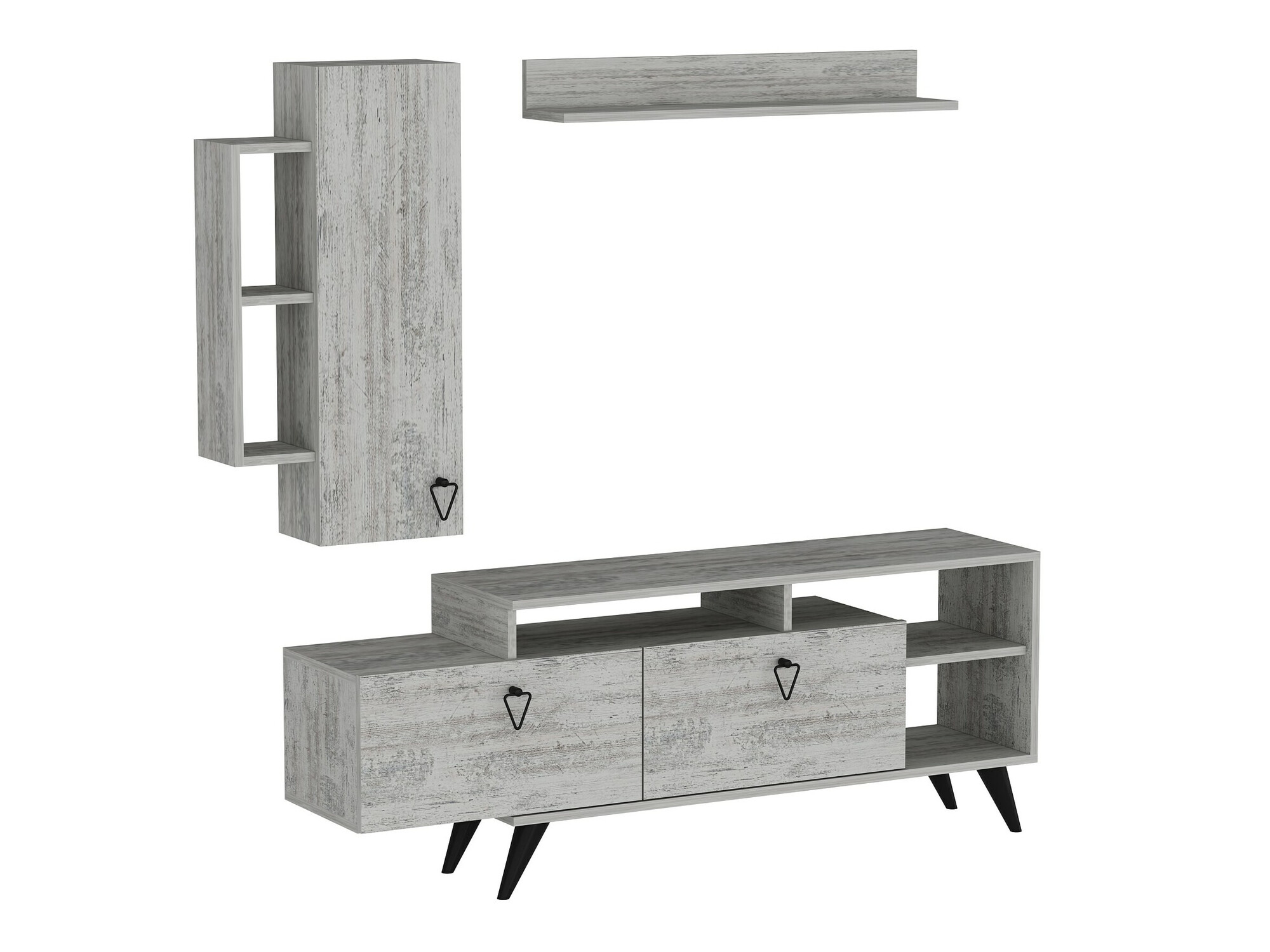 Viesistabas komplekts Kailua 2294 (Pelēks)