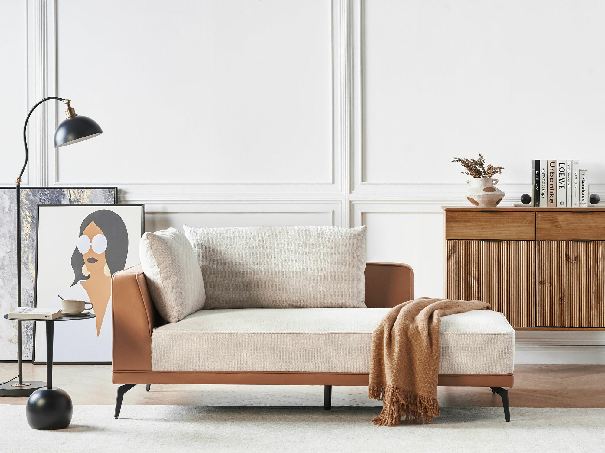 Модульный угловой диван Berwyn 2326 (Бежевый)