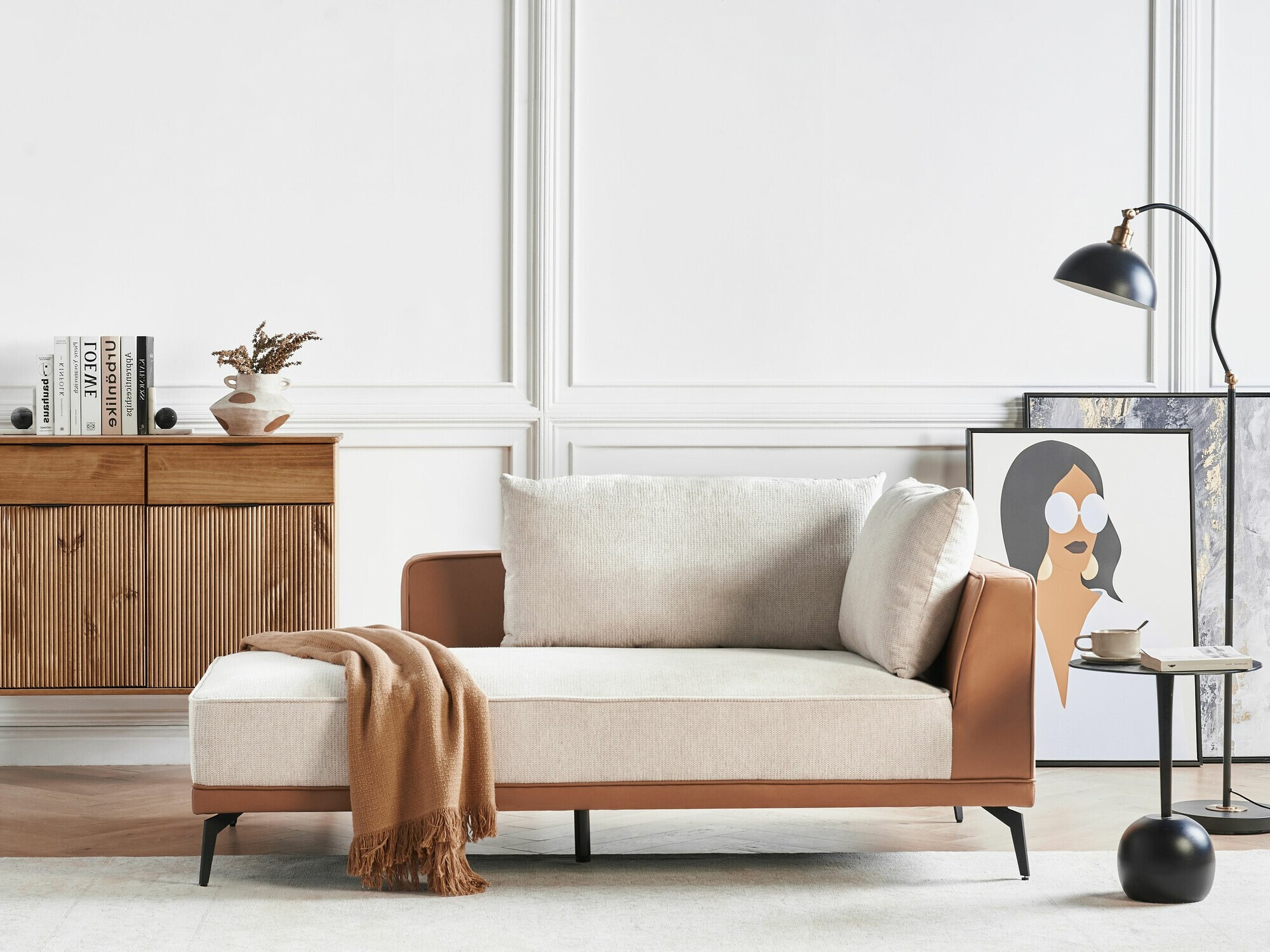 Модульный угловой диван Berwyn 2326 (Бежевый)