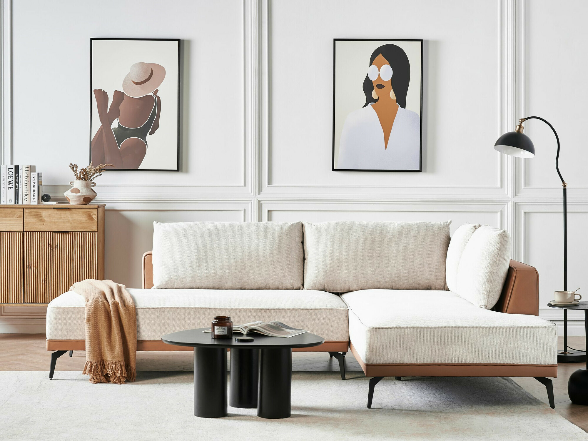 Модульный угловой диван Berwyn 2326 (Бежевый)