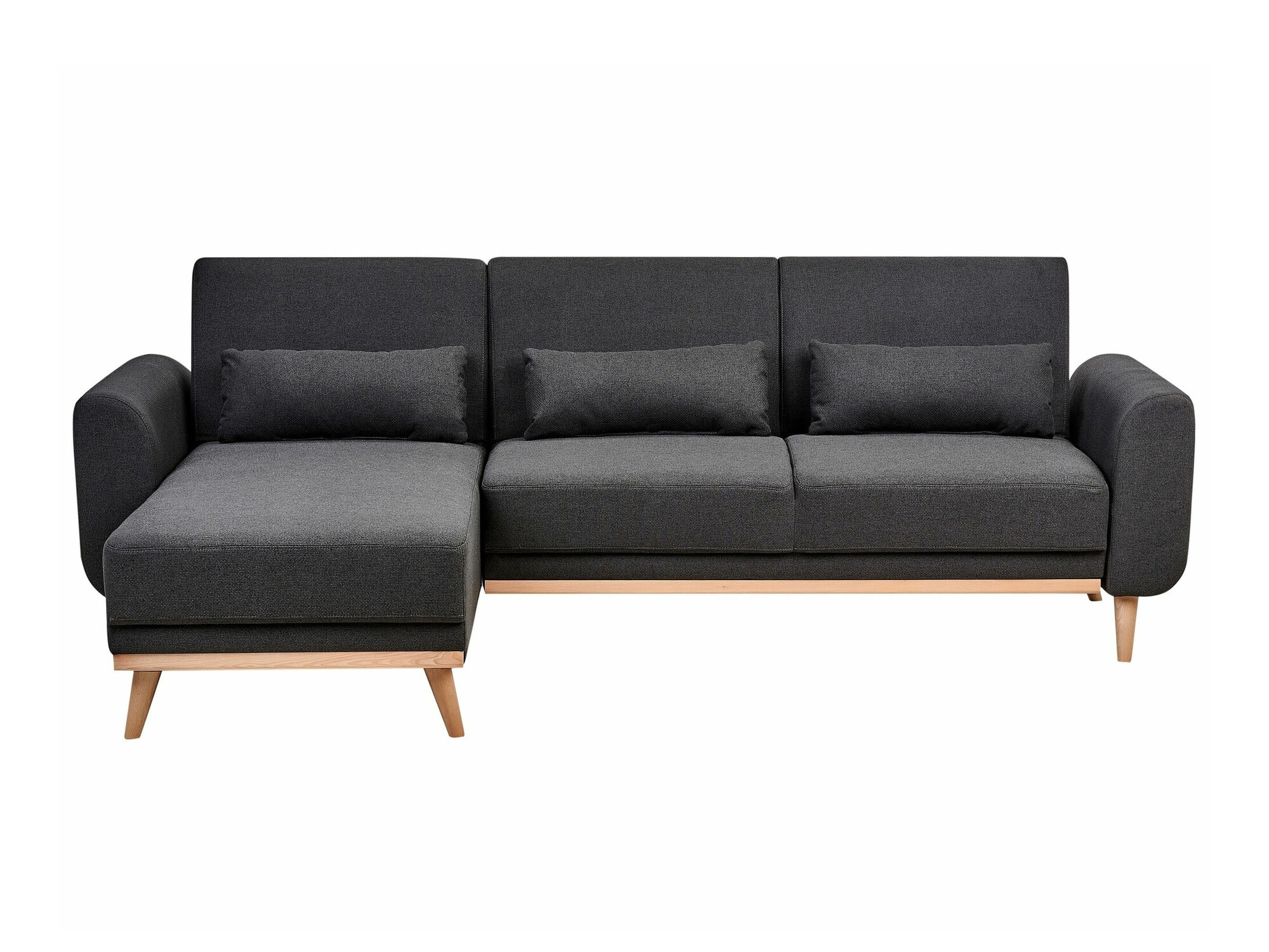 Stūra dīvāns Berwyn 2323 (Melns)