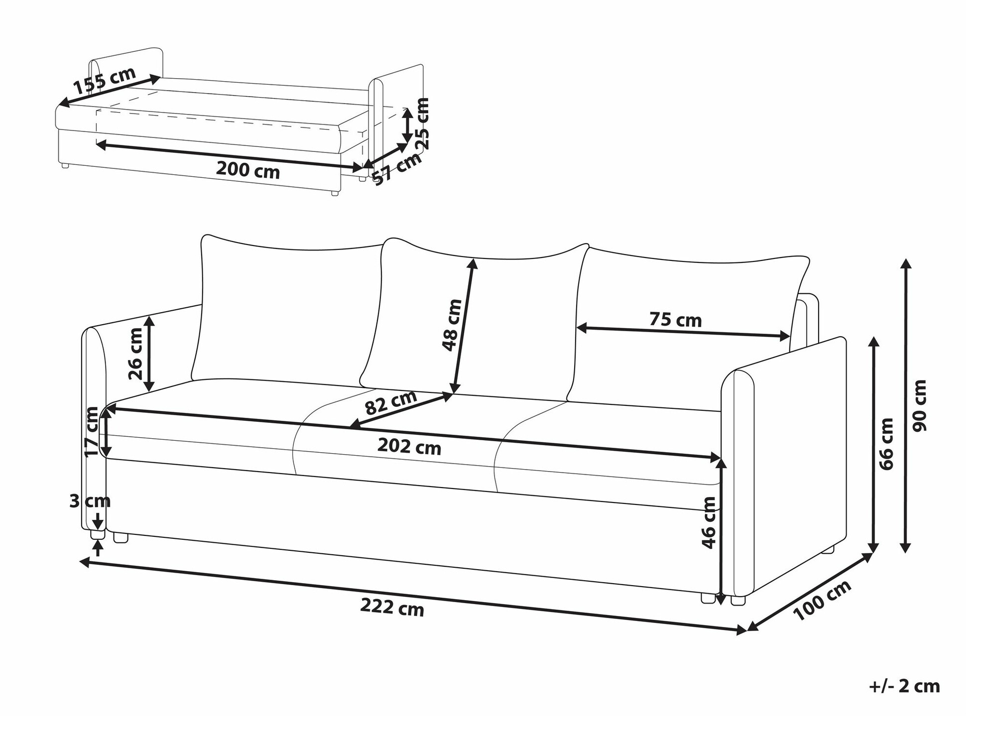 Диван-кровать Berwyn 2328 (Taupe)