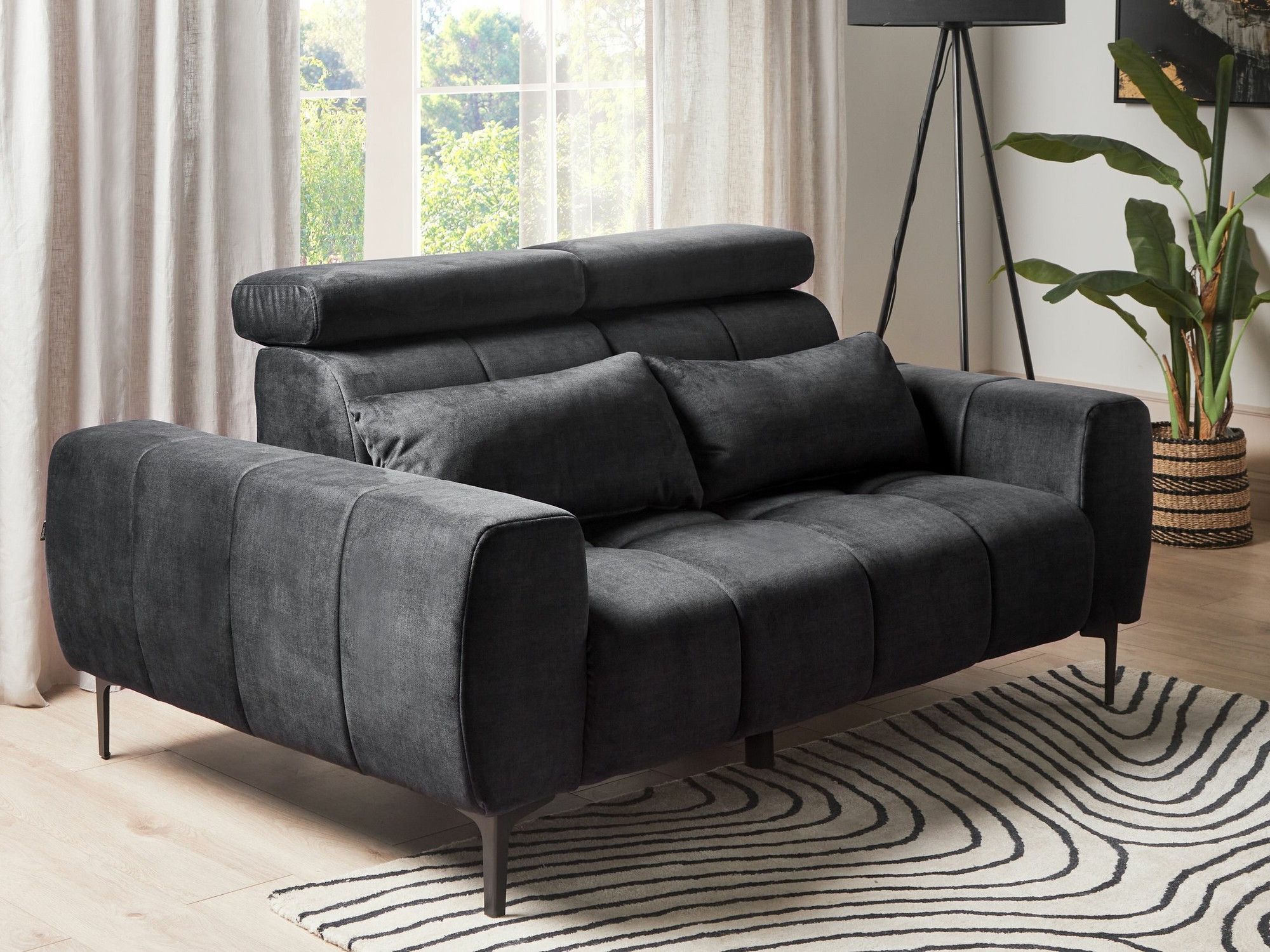 Dīvāns Berwyn 2329 (Melns)