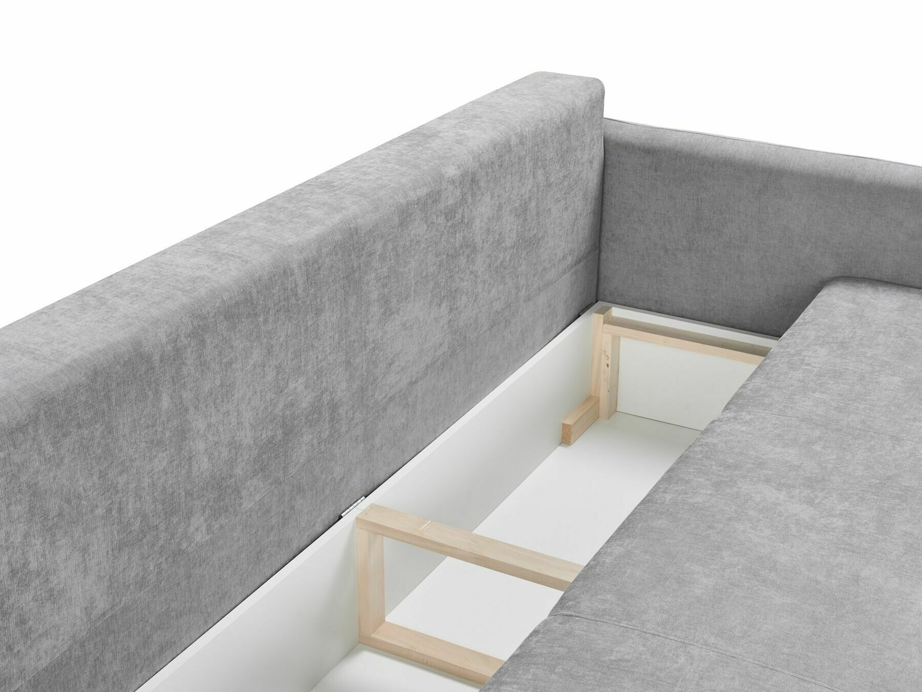 Dīvāns gulta Berwyn 2328 (Pelēks)