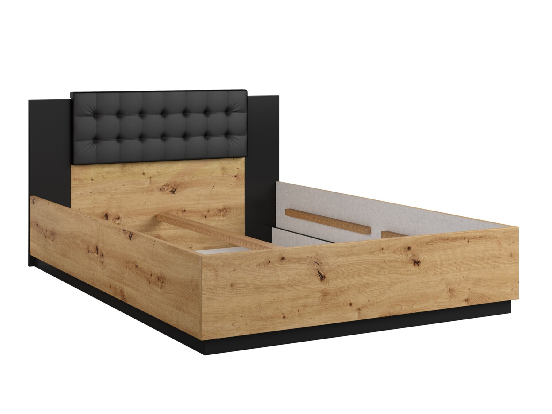 Gulta Felelie 112 (Artisan ozols + Matēts melns)