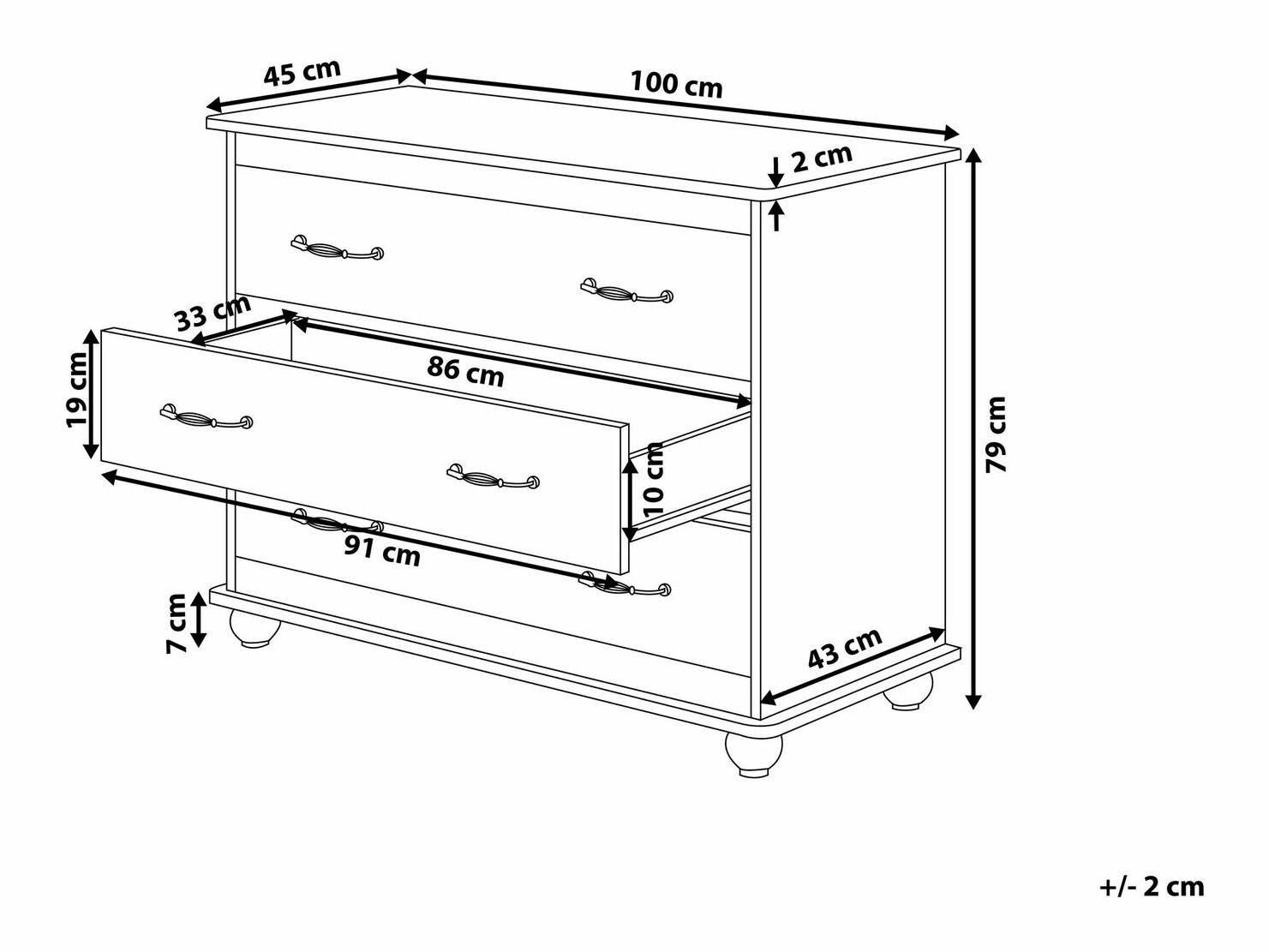 Kомод Berwyn 2331