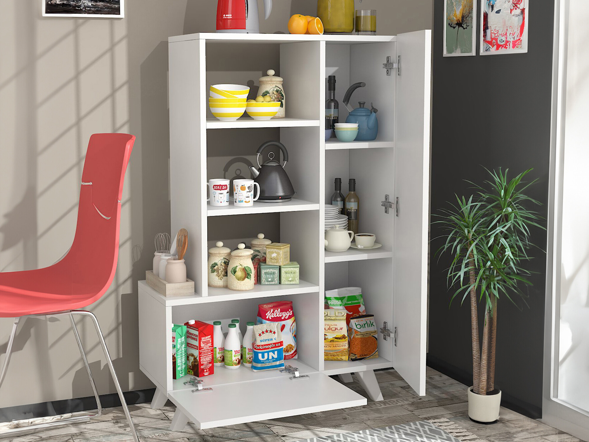 Шкафчик Kailua 2318 (Белый)