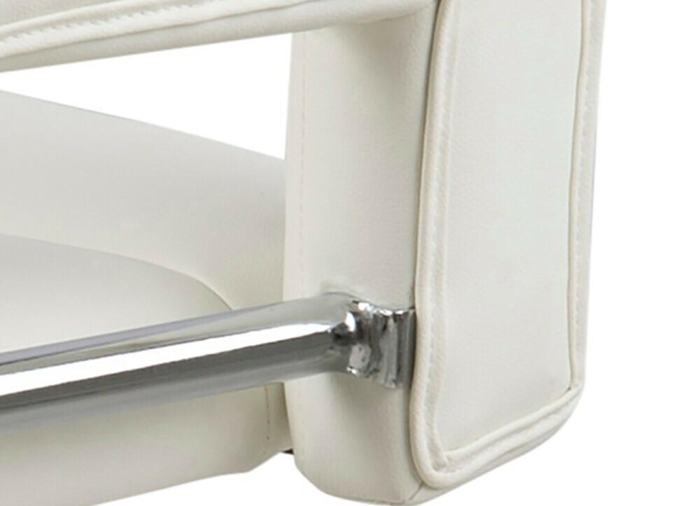 Zemais bāra krēsls Norsica 145 (Balts + Sudraba)