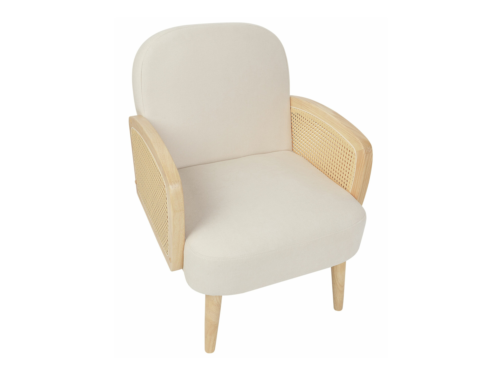 Кресло Berwyn 2339 (Бежевый + Светлое дерево)