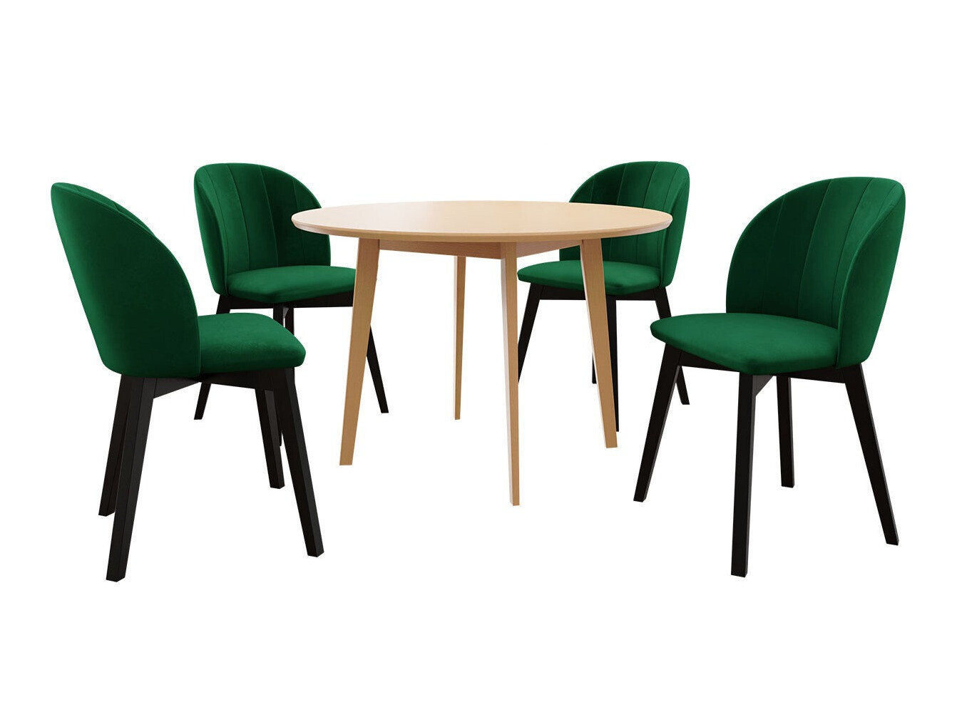 Обеденный гарнитур Racine 136 (Коричневый)